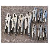 (10) Vise-Grips, Asst. Sizes