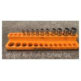 Snap-On 10 Piece 1/4' Drive SAE Deep Socket Set,  with Magnetic Organizer