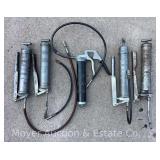 Group of Grease Guns