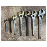 Group of Crescent Tool Crescent Wrenches