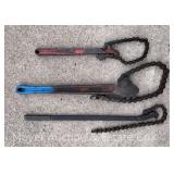 (3) Chain Wrenches, 2-Ridgid and Other