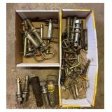Group of Hitch Pins, 3-Point Lift Arm Pins, PTO Adaptors, Etc.
