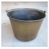Brass Bucket, 12'w x 8.5'h