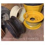 (3) Metal Rims, 15.5', 16.5',  and 17.5' Round