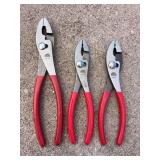 (3) MAC Adjustable Pliers
