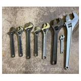 Group of Crescent Tool Crescent Wrenches