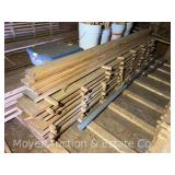 Group of Rough Sawn Lumber, Believed to be Red Oak, 1' Thick, 4'-10' Wide, 10ft. Long