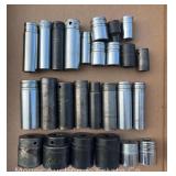 Group of Asst. Snap-On 1/2' Drive Sockets