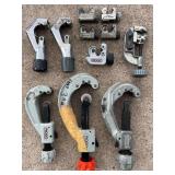 Group of Pipe Cutters, Ridgid and Other