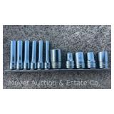 Group of Asst. Snap-On Inverted Torx Sockets, 1/4' and 3/8' Drive