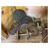 Group of Cast Iron Weights
