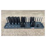 (15) Asst. MAC Metric Impact Sockets, XP and XDP Series, 3/8' Drive, with Plastic Organizer