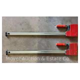 (2) 24' Bessey Bar Clamps