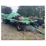 Flat Rack Wagon with John Deere 1065A Running Gear, 8ft. x 16ft. Wood Deck