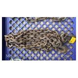 10ft. Chain, with 3/8' Hooks on Both Ends