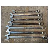 (7) Asst. Snap-On SAE Combination Wrenches, OEX and OEXL Series