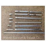 Group of 3/8' S-K Extensions and Adaptors