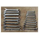 Group of Misc. S-K Metric Combination Wrenches