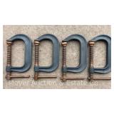 (4) Wilton No. 404 W73 C Clamps
