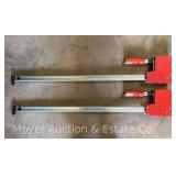 (2) 24' Bessey Bar Clamps