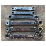 (6) Misc. MAC Ratcheting Wrenches