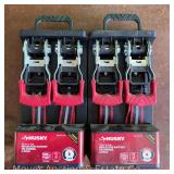 (4) New Husky 1' Ratchet Straps