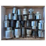 Group of Misc. 3/4' and 1' Drive Sockets