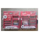 (2) New Milwaukee Driver Bit Sets