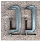 (2) Williams No. 108 C Clamps