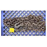 9ft. Chain, with 3/8' Hooks on Both Ends