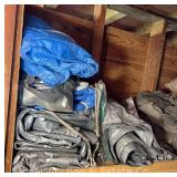 Group of Tarps, Unknown Sizes and Conditions