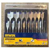 New Irwin Speedbor 17 Piece Spade Bit Set