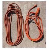 (2) Large Heavy Duty Extension Cord Power Strips