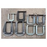 Group of Asst. Deep C Clamps