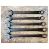 (5) Large Snap-On SAE Combination Wrenches, GOEX Series