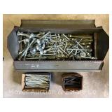 Metal Toolbox with Carriage Bolts