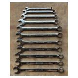 (11) Carlyle Metric Combination Wrenches