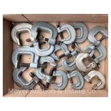 Group of 1' and 2' Heavy Service Clamps; Armstrong, Williams, Etc.