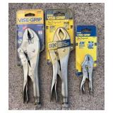 (3) New 'Original' Vise-Grips, Asst. Sizes