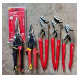 Milwaukee Snips and Adjustable Pliers