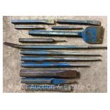 Group of Asst. Hargrave Chisels and Punches