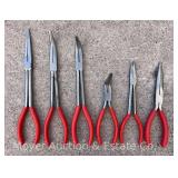 (6) Snap-On Needle Nose Pliers