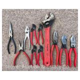 Group of Crescent Hand Tools, Wrenches, Pliers, Snips, Etc.