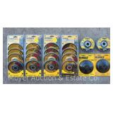 Group of New DeWalt 4.5' Grinding and Flap Discs