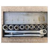 Craftsman 3/4' Drive Socket Set, with Metal Case