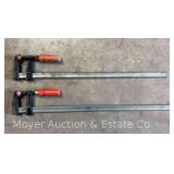 (2) 24' Bessey Bar Clamps