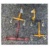 (4) Asst. Ratcheting Chain Binders