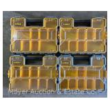 (4) DeWalt Stacking and Locking Parts Bins