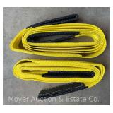 Group of 3100lb. Lifting Straps, Appear Like-new