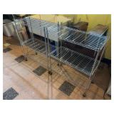 (2) Metro Racks, 30"x14"x38"h Each